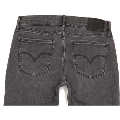 Levi's 710 Super Women Grey Skinny Regular Stretch Jeans W28 L29