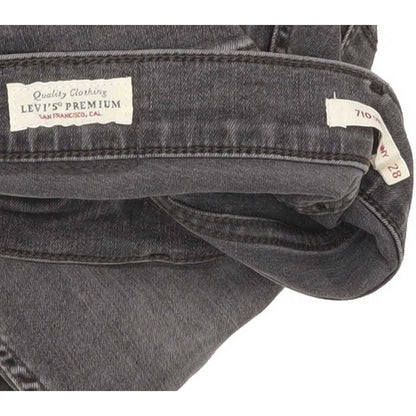 Levi's 710 Super Women Grey Skinny Regular Stretch Jeans W28 L29
