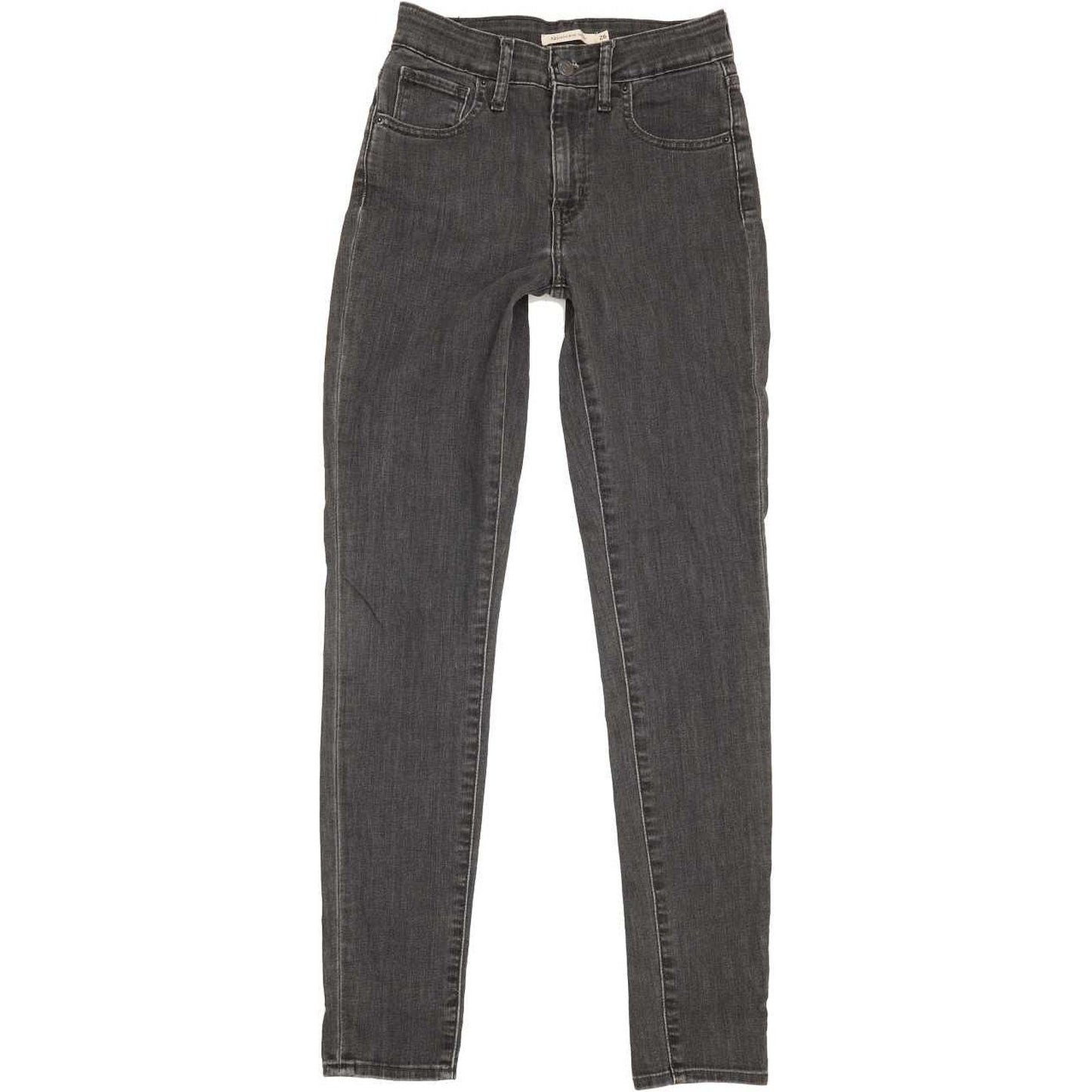 Levi's 721 High Rise Women Grey Skinny Stretch Jeans W26 L30