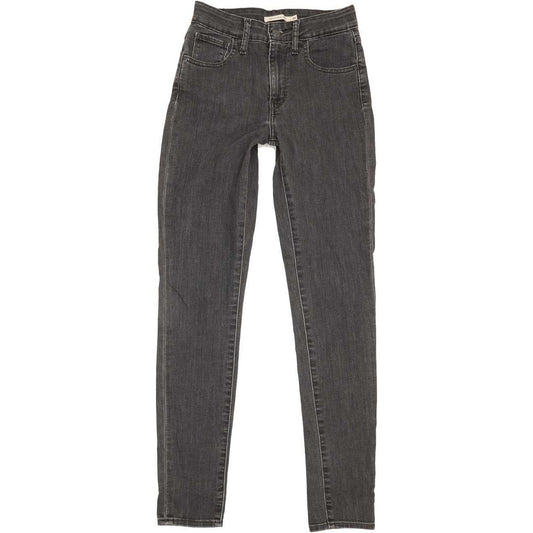 Levi's 721 High Rise Women Grey Skinny Stretch Jeans W26 L30