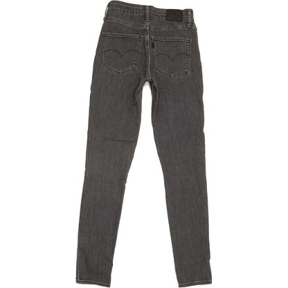 Levi's 721 High Rise Women Grey Skinny Stretch Jeans W26 L30