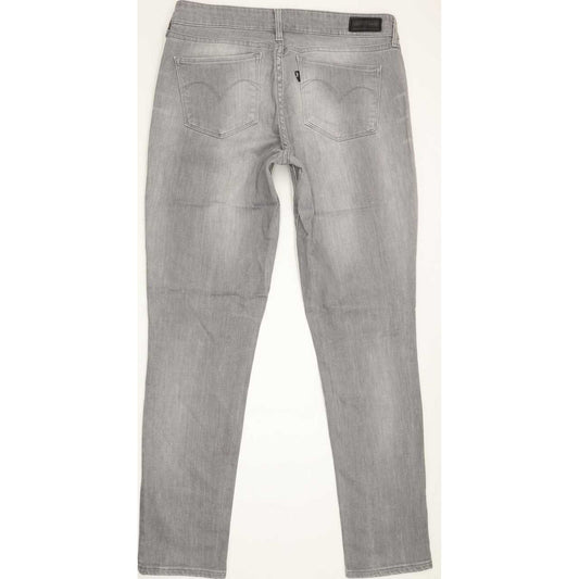 Levi's Demi Curve Women Grey Skinny Slim Stretch Jeans W28 L29