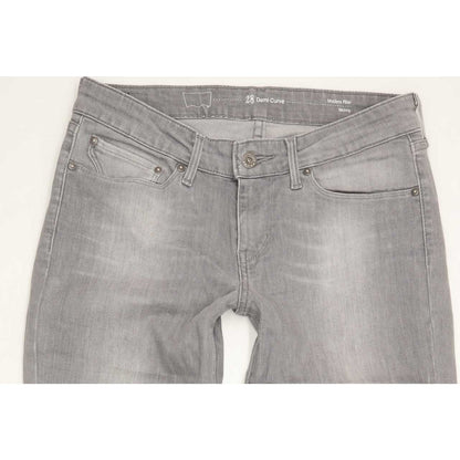 Levi's Demi Curve Women Grey Skinny Slim Stretch Jeans W28 L29