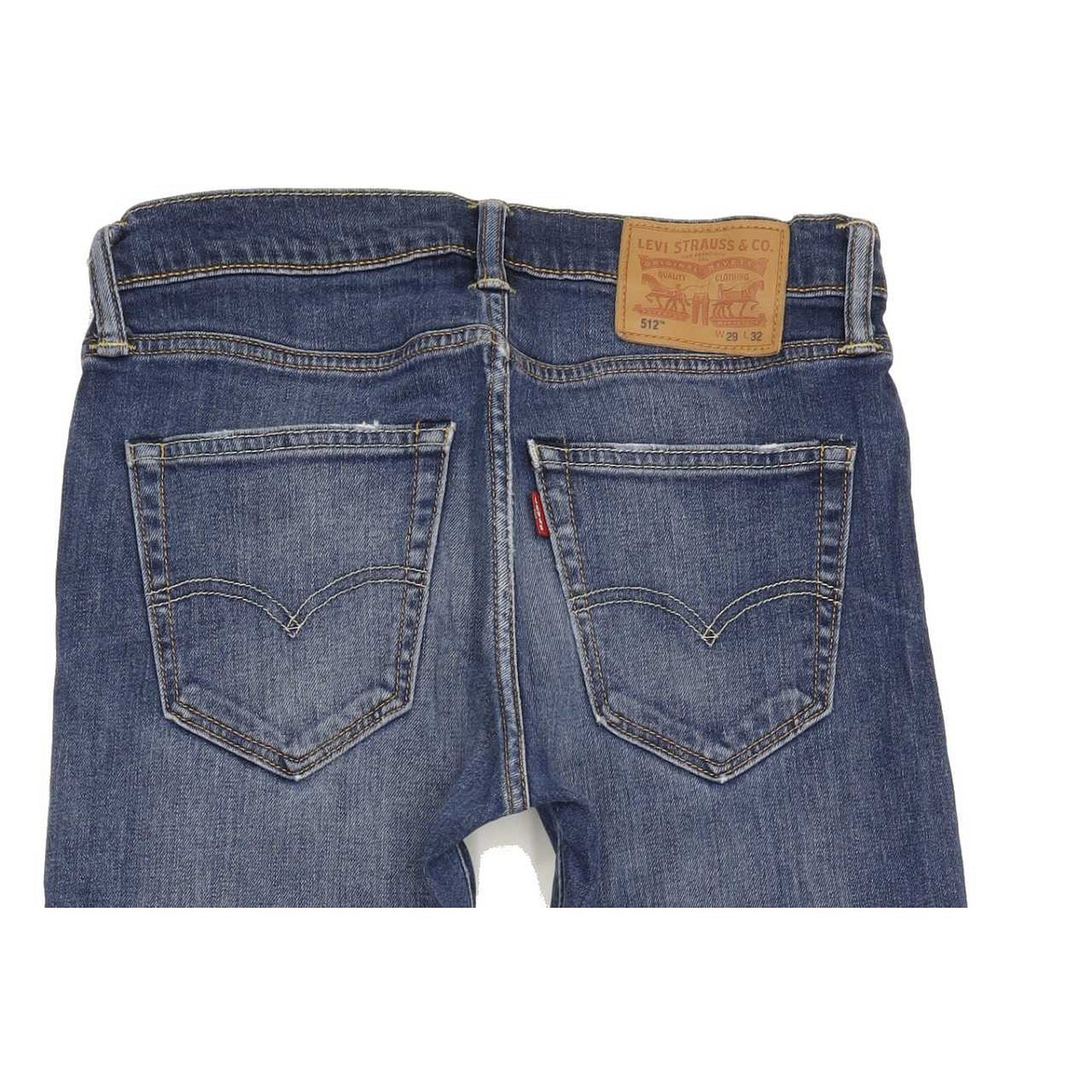 Levi's 512 Men Blue Tapered Slim Stretch Jeans W29 L30