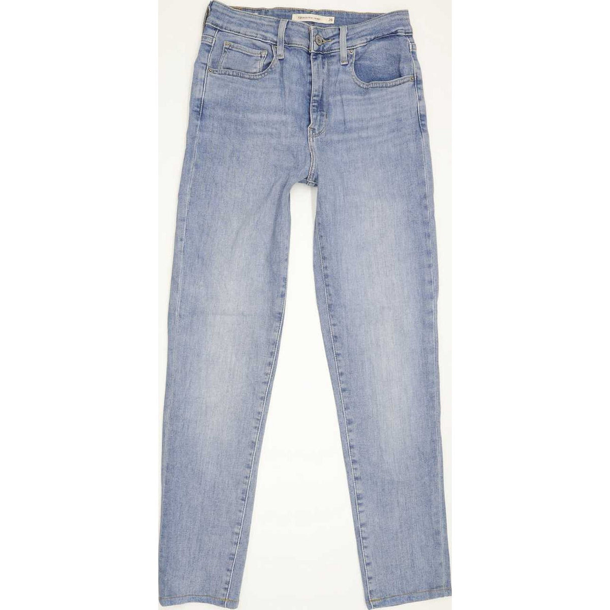 Levi's 721 High Rise Women Blue Skinny Stretch Jeans W26 L26