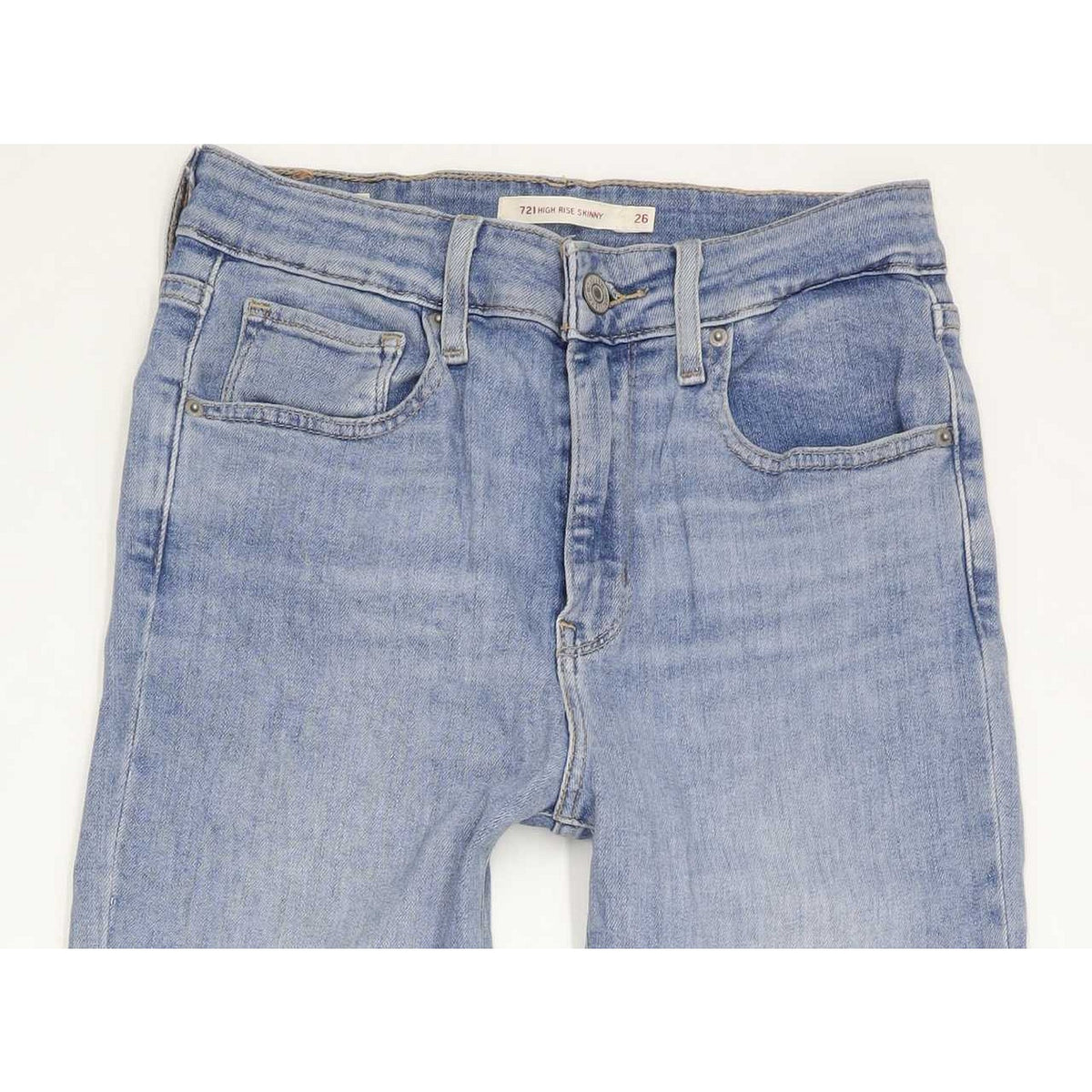 Levi's 721 High Rise Women Blue Skinny Stretch Jeans W26 L26