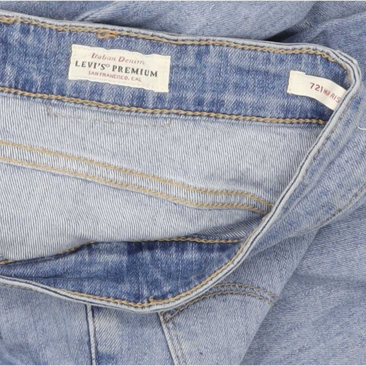 Levi's 721 High Rise Women Blue Skinny Stretch Jeans W26 L26