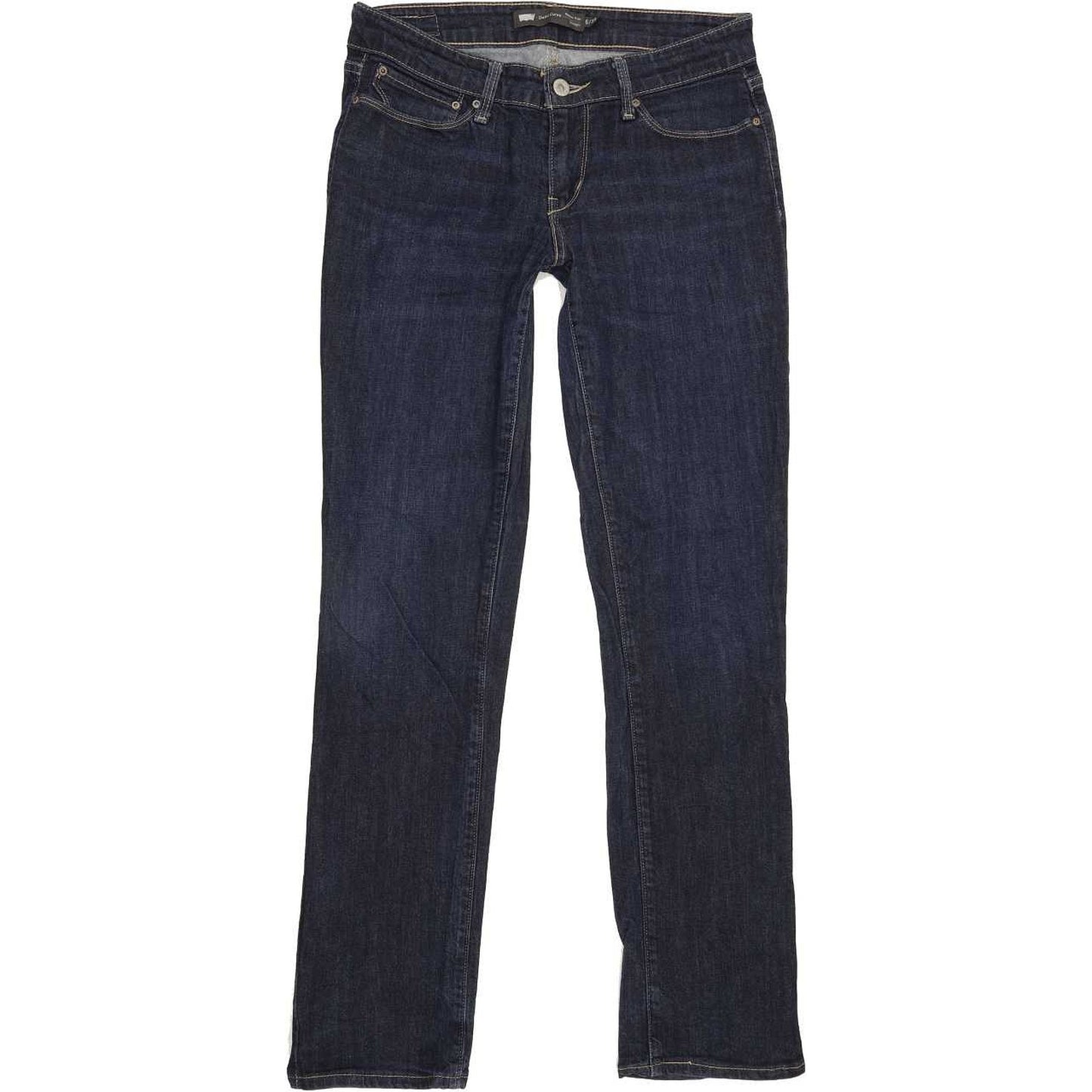Levi's Dem Curve Women Blue Straight Slim Jeans W28 L30