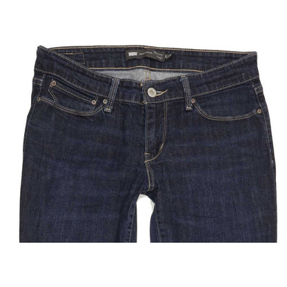 Levi's Dem Curve Women Blue Straight Slim Jeans W28 L30