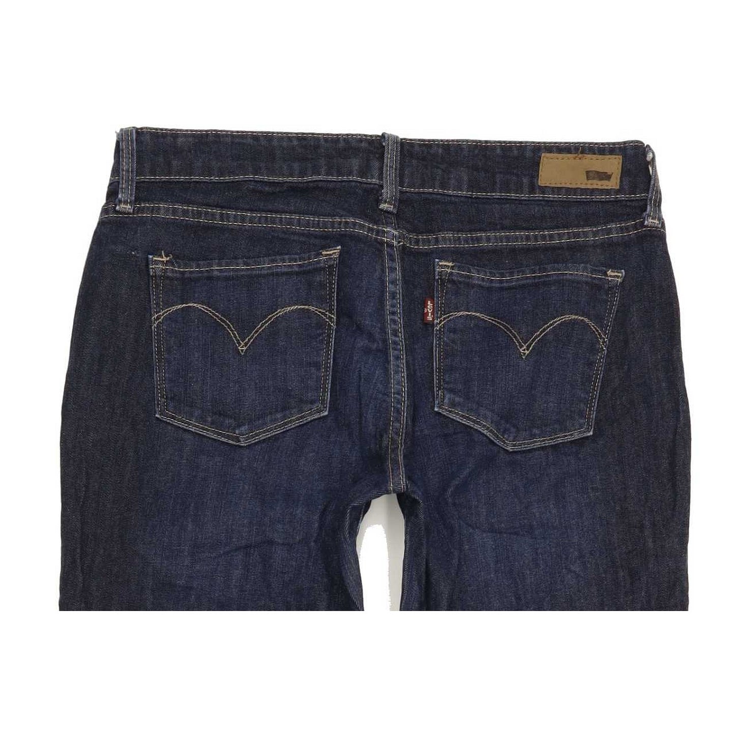 Levi's Dem Curve Women Blue Straight Slim Jeans W28 L30