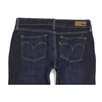 Levi's Dem Curve Women Blue Straight Slim Jeans W28 L30