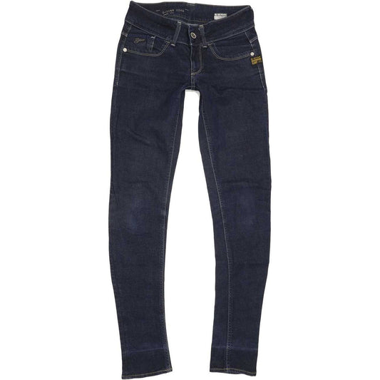 G-Star Lynn Women Blue Skinny Slim Stretch Jeans W27 L32