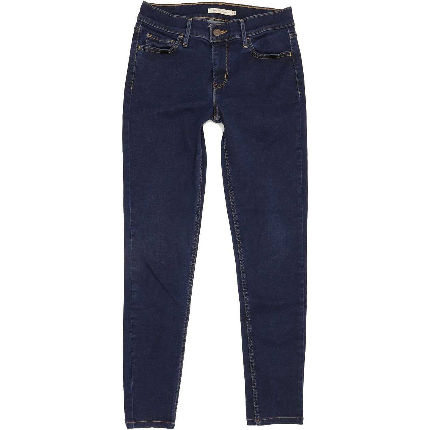 Levi's 710 Super Women Blue Skinny Regular Stretch Jeans W29 L27