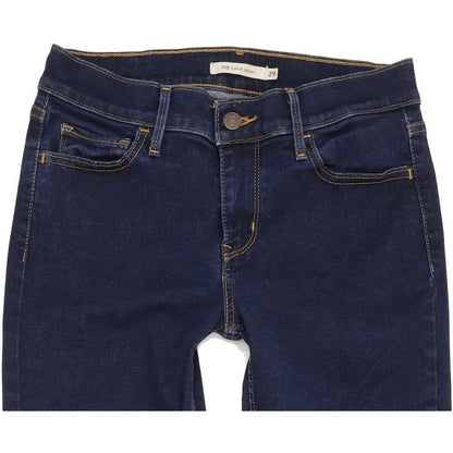 Levi's 710 Super Women Blue Skinny Regular Stretch Jeans W29 L27
