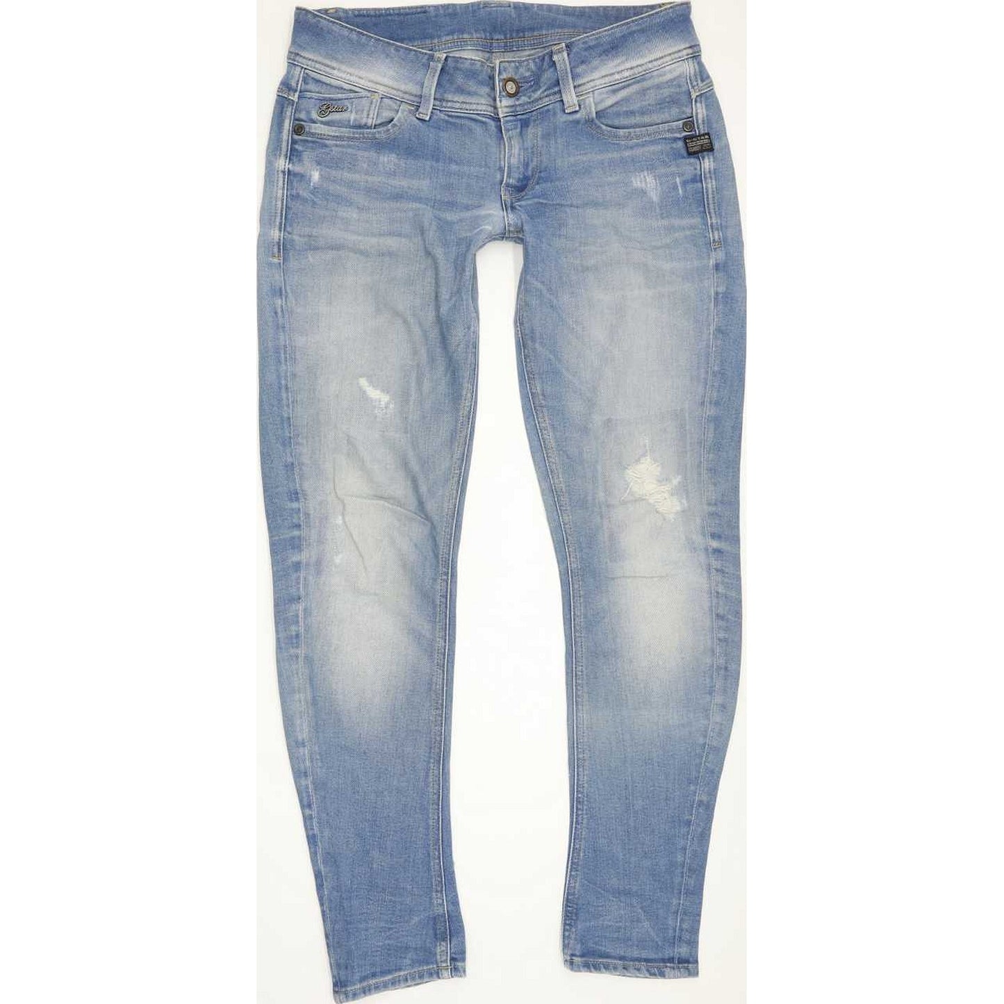 G-Star Women Blue Skinny Slim Jeans W28 L29