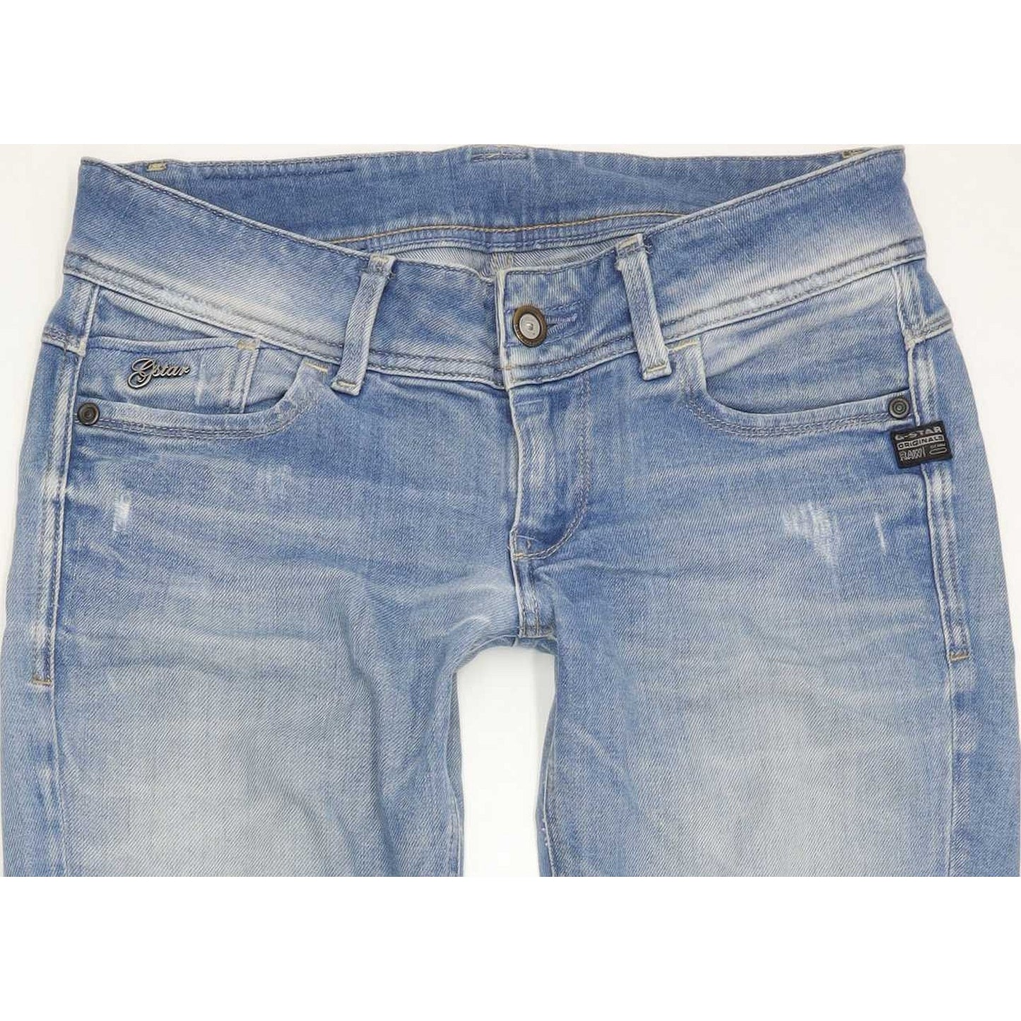 G-Star Women Blue Skinny Slim Jeans W28 L29