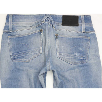 G-Star Women Blue Skinny Slim Jeans W28 L29