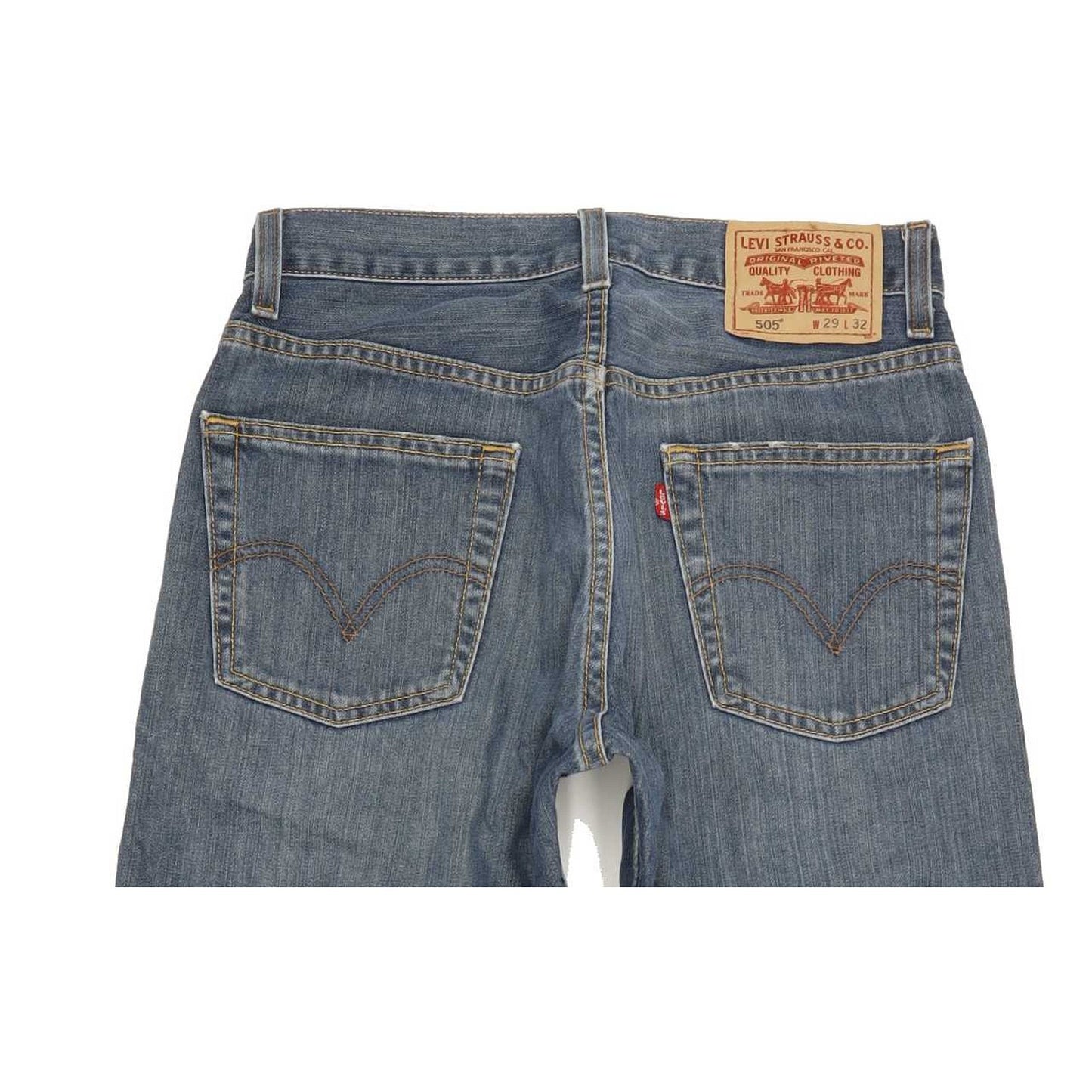 Levi's 505 Men Blue Straight Regular Jeans W29 L31