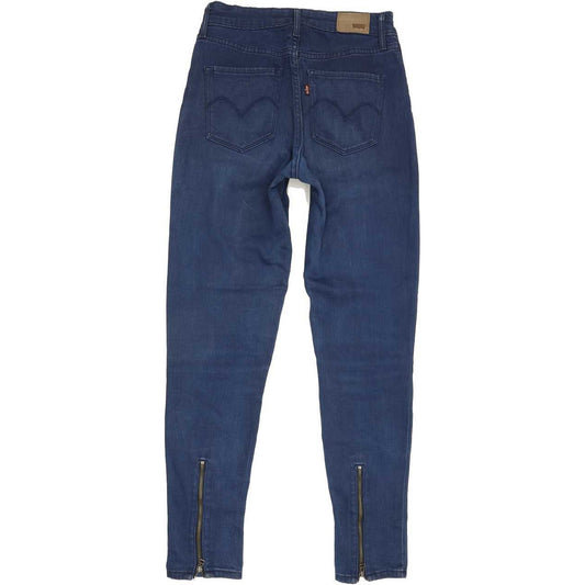 Levi's High Rise Women Blue Skinny Stretch Jeans W26 L28