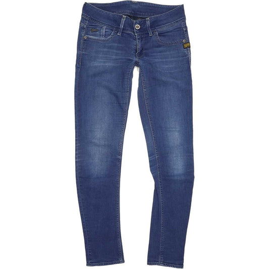 G-Star Lynn Women Blue Skinny Slim Stretch Jeans W29 L31