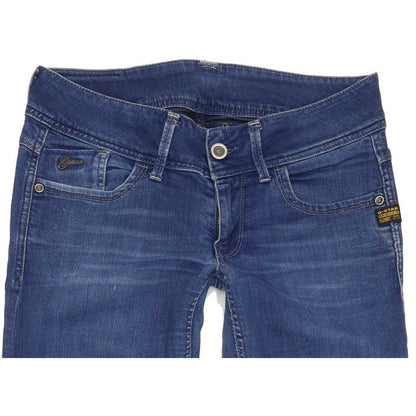 G-Star Lynn Women Blue Skinny Slim Stretch Jeans W29 L31