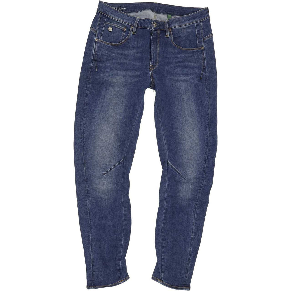 G-Star Arc 3D Women Blue Tapered Relaxed Boyfriend Stretch Jeans W26 L30