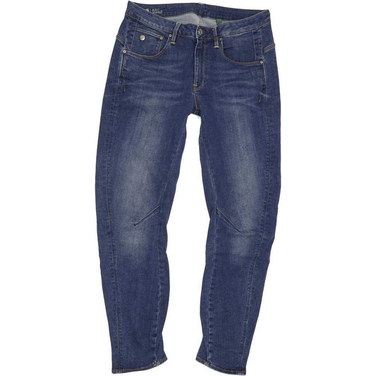 G-Star Arc 3D Women Blue Tapered Relaxed Boyfriend Stretch Jeans W26 L30