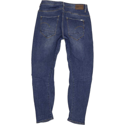 G-Star Arc 3D Women Blue Tapered Relaxed Boyfriend Stretch Jeans W26 L30