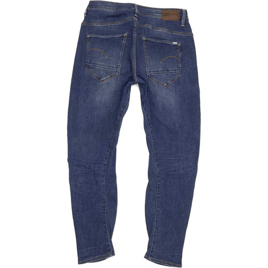 G-Star Arc 3D Women Blue Tapered Relaxed Boyfriend Stretch Jeans W26 L30