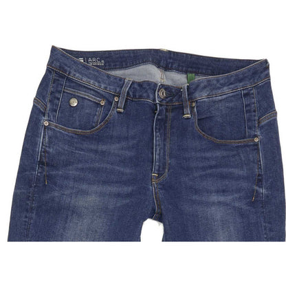 G-Star Arc 3D Women Blue Tapered Relaxed Boyfriend Stretch Jeans W26 L30