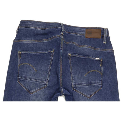 G-Star Arc 3D Women Blue Tapered Relaxed Boyfriend Stretch Jeans W26 L30