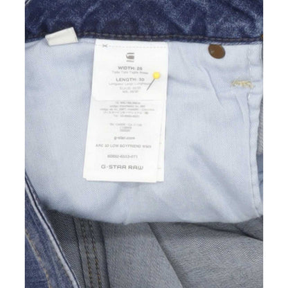 G-Star Arc 3D Women Blue Tapered Relaxed Boyfriend Stretch Jeans W26 L30