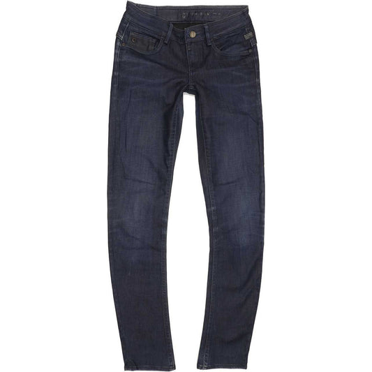 G-Star Women Blue Skinny Slim Jeans W26 L32