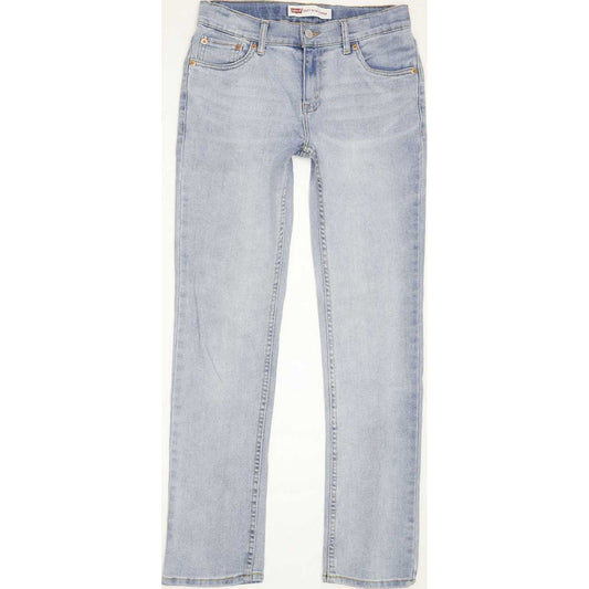 Levi's 512 Kids Blue Tapered Slim Stretch Jeans W27 L29