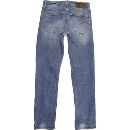 G-Star 3301 Men Blue Straight Regular Stretch Jeans W31 L33