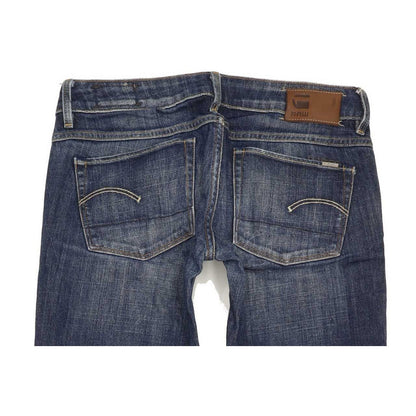 G-Star 3301 Women Blue Straight Slim Stretch Jeans W28 L29