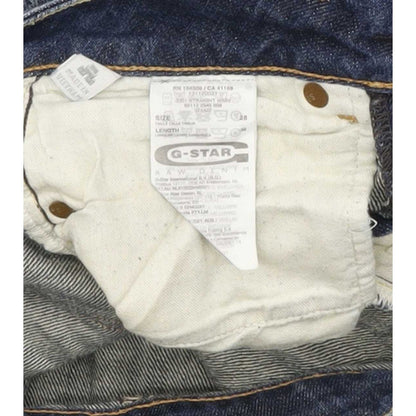 G-Star 3301 Women Blue Straight Slim Stretch Jeans W28 L29