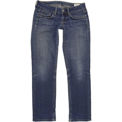 G-Star 3301 Women Blue Straight Slim Stretch Jeans W27 L29