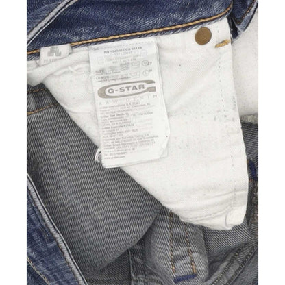 G-Star 3301 Women Blue Straight Slim Stretch Jeans W27 L29