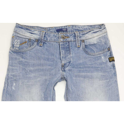 G-Star Attacc Men Blue Straight Slim Jeans W29 L32