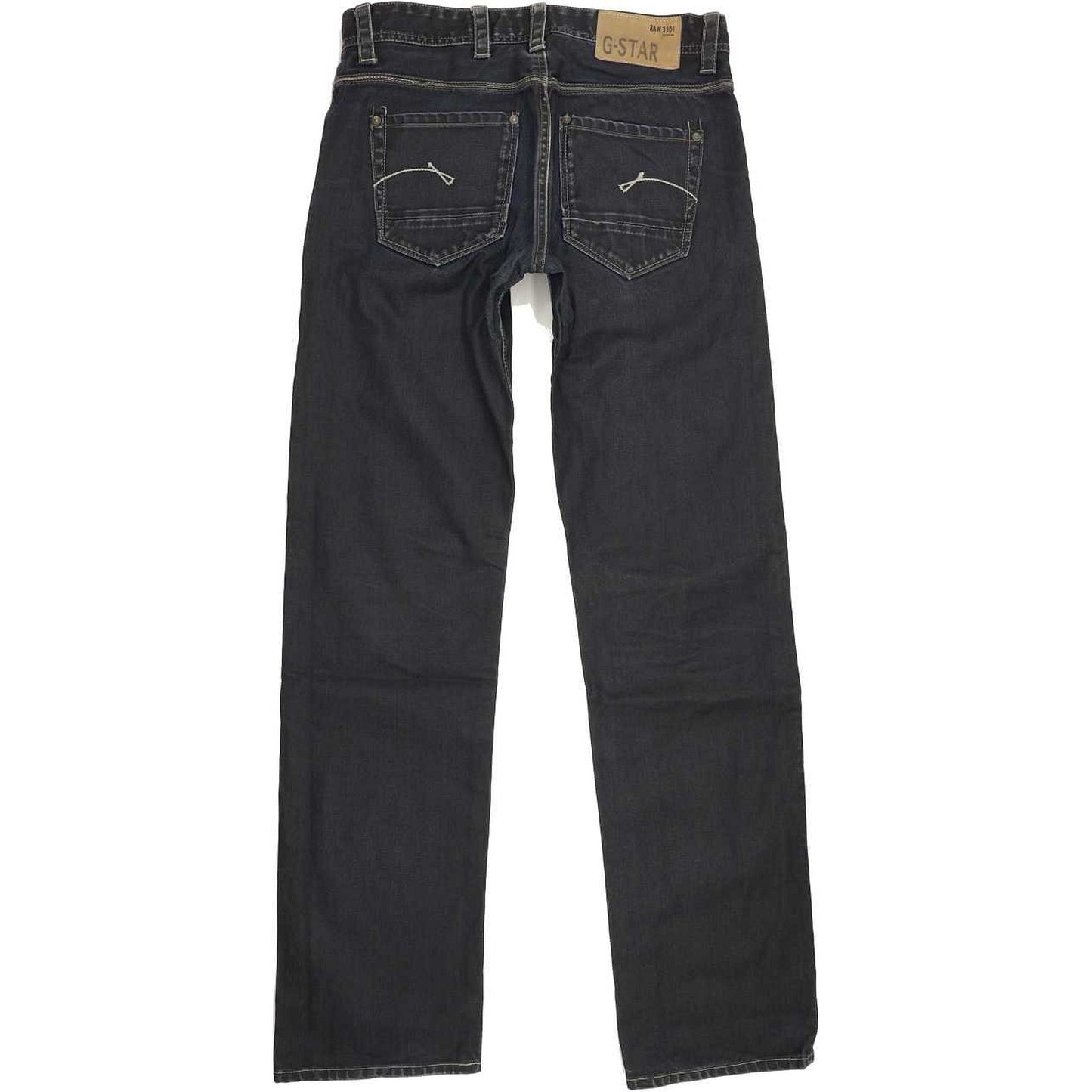 G-Star Porter Men Navy Straight Regular Jeans W30 L33