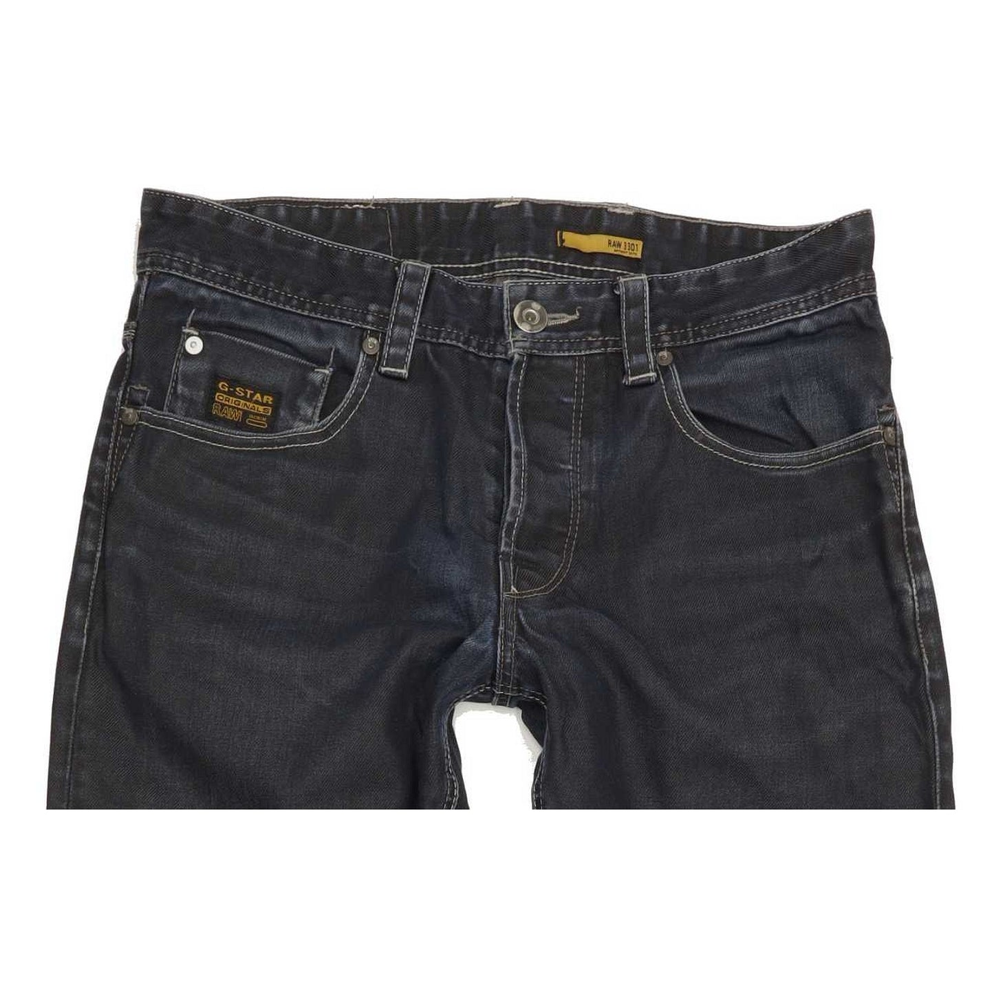 G-Star Porter Men Navy Straight Regular Jeans W30 L33