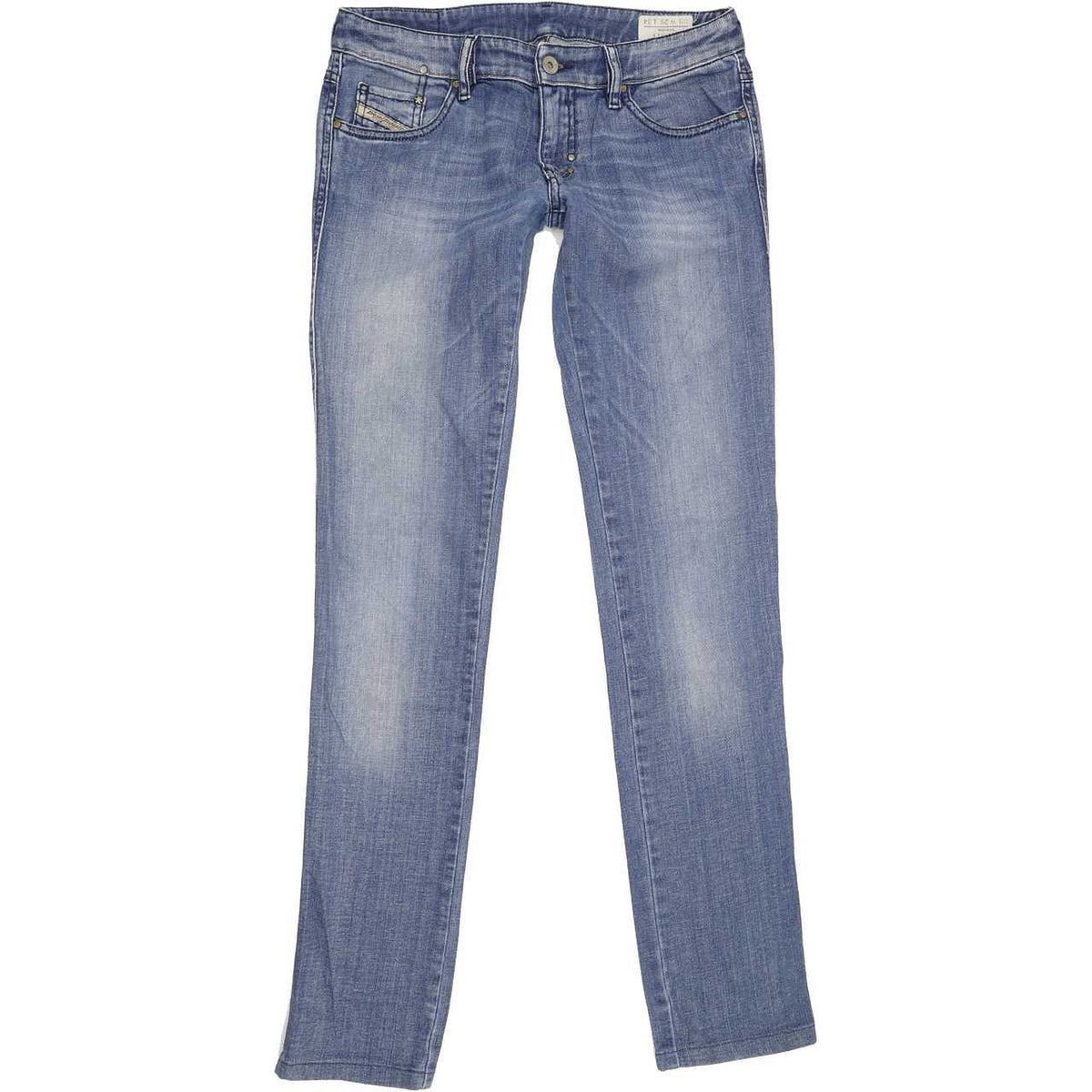 Diesel Lhela 008IG Women Blue Straight Slim Stretch Jeans W29 L33