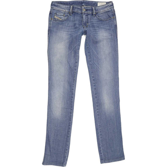Diesel Lhela 008IG Women Blue Straight Slim Stretch Jeans W29 L33