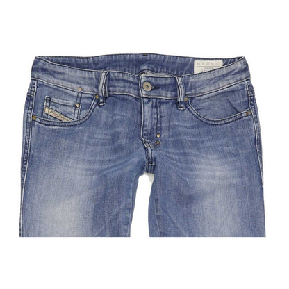 Diesel Lhela 008IG Women Blue Straight Slim Stretch Jeans W29 L33