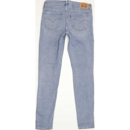 Levi's 711 Women Blue Skinny Regular Stretch Jeans W28 L30
