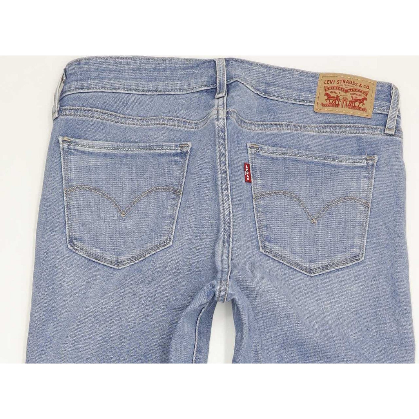 Levi's 711 Women Blue Skinny Regular Stretch Jeans W28 L30