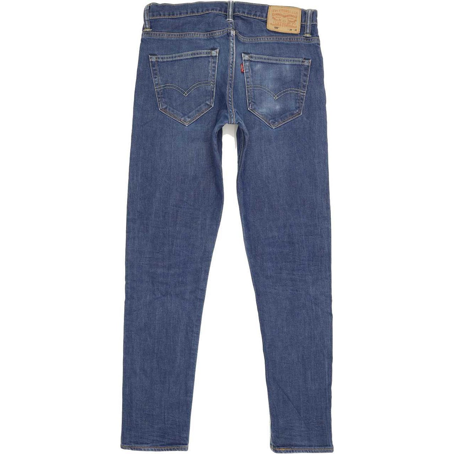 Levi's 520 Men Blue Tapered Slim Stretch Jeans W30 L31