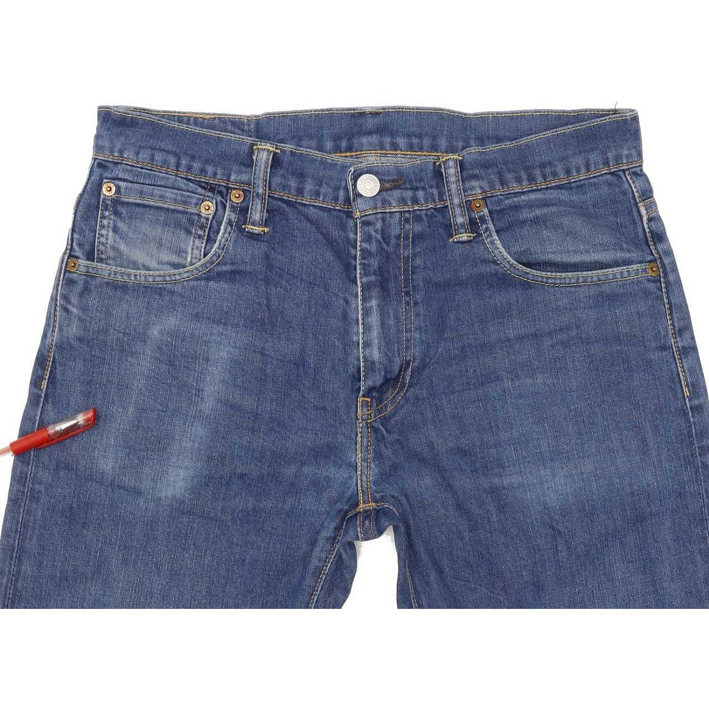 Levi's 520 Men Blue Tapered Slim Stretch Jeans W30 L31