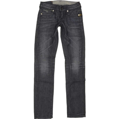G-Star Core Women Blue Straight Slim Stretch Jeans W26 L32